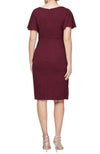 Metallic Sheath Dress