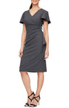 Metallic Sheath Dress