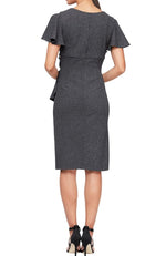 Metallic Sheath Dress
