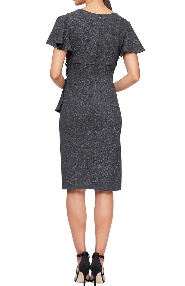 Metallic Sheath Dress