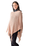 SOFT OPEN KNIT PONCHO