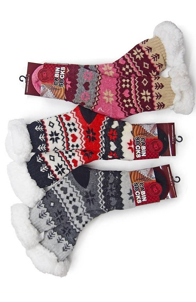 Warm & Fuzzy Cabin Slipper Socks