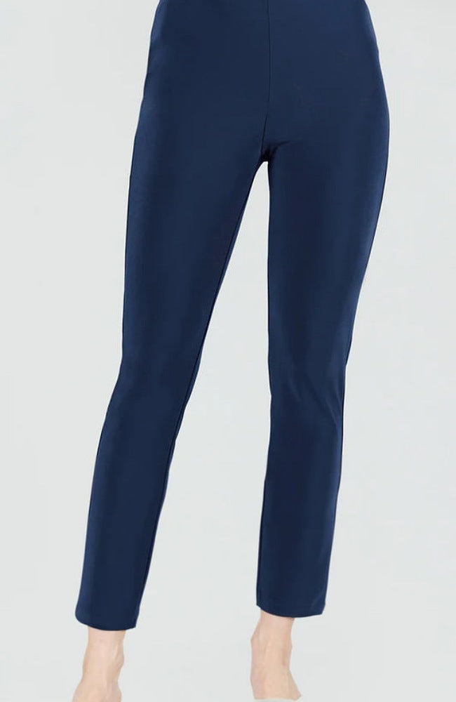 Ponte Straight Leg Knit Pant
