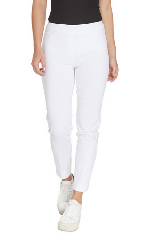 thumbnail image 2 of SLIM-SATION Women's Classic Ankle Pants With Tummy Control - Comfortable Pull-On Dress Pants 2 of 12