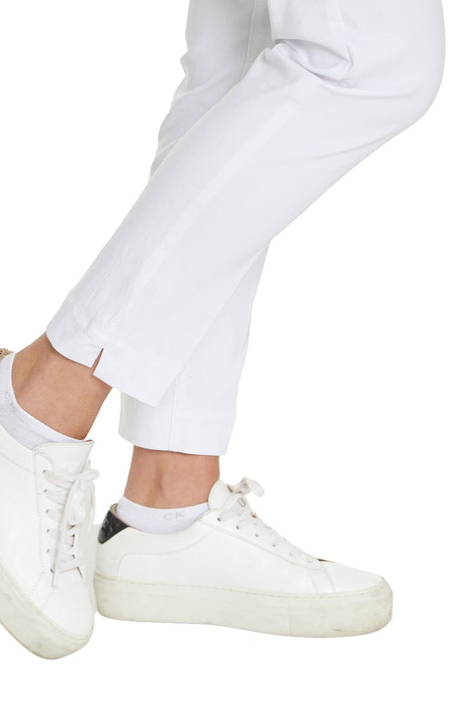 Slim-Sation® White Twill Ankle Pants