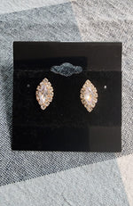 Rhinestone Teardrop Necklace, Earrings & Bracelet