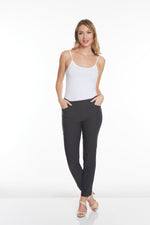 Slim-sation® Intense Grey Twill Ankle Pants with Real Pockets