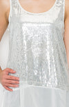 Sequin & Chiffon Tank