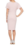 Metallic Sheath Dress
