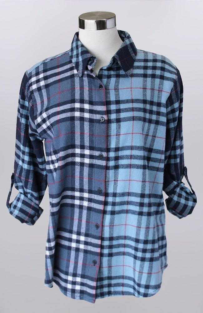 Two Tone Flannel Shirt