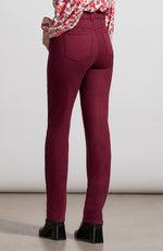 Red Wine Sophia 5 Pocket Curvy Straight Jeans