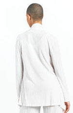 Cream Soft Pleat Knit - Cardigan & Tank Twinset