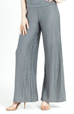 Olive Soft Pleat Knit - Palazzo Pant