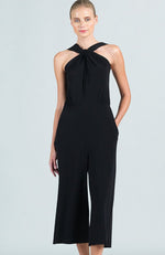 Grecian Halter Pocket Jumpsuit