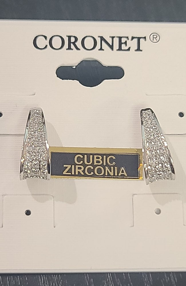 Huggie Cubic Zirconia Earrings