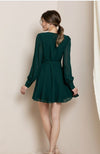 Long Sleeve Wrap Dress