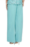 Chiffon Straight Leg Pant