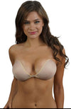 Nude Solid Push-Up Convertible Sticky Bra with Air Tech