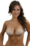 Nude Solid Push-Up Convertible Sticky Bra with Air Tech