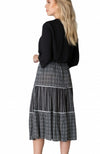 Black & White Mid Length Skirt