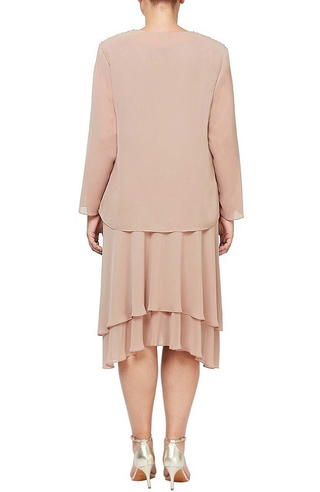 Shoulder Tiered Jacket Dress 22w Shoulder Tiered Jacket Dress 22w