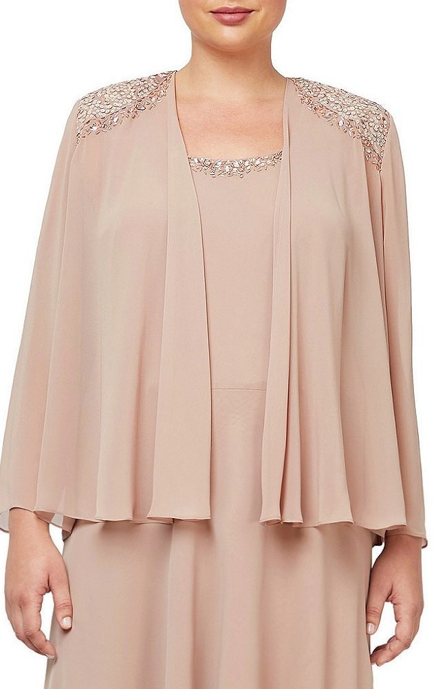 Shoulder Tiered Jacket Dress 22W Shoulder Tiered Jacket Dress 22W