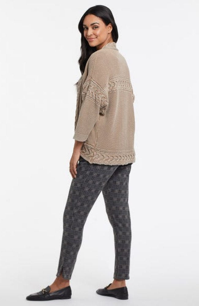 Pull On Ankle Pant w/ Rounded Hem
