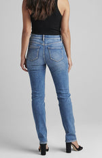 Valentina High Rise Straight Leg Pull-On Jeans