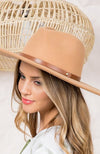 Felt Banded Fedora Hat