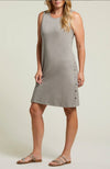Sleeveless Dress with Snap Detail