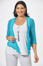 Mesh Sweater Cardigan