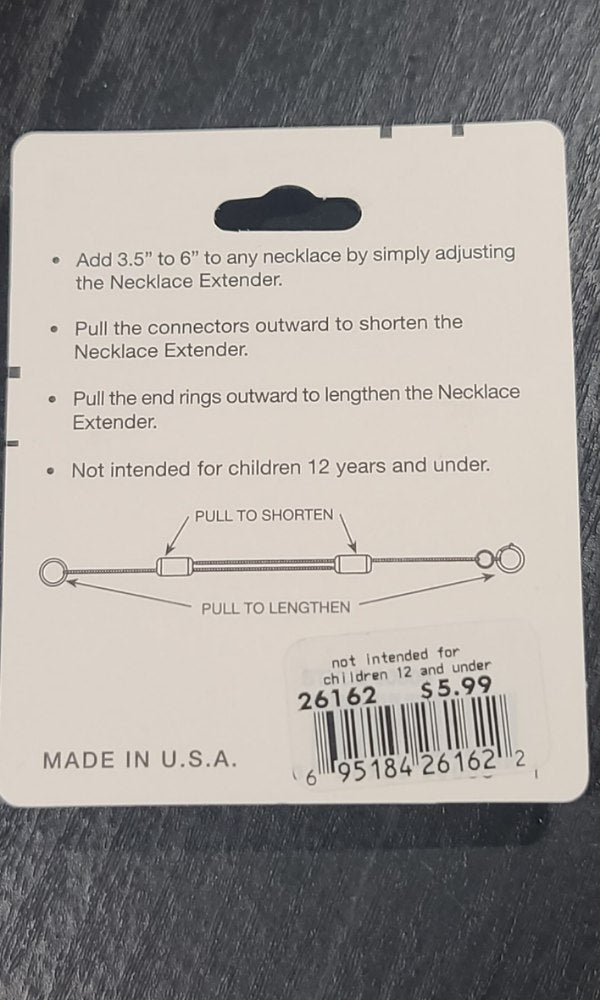 Adjustable Necklace Extenders