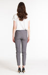 Slim-Sation® Dark Charcoal Twill Ankle Pants with Real Pockets