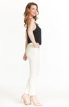 Slim-Sation® Ivory Twill Ankle Pants