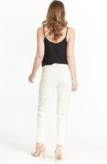Slim-Sation® Ivory Twill Ankle Pants