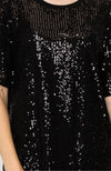 Black Sequin Top