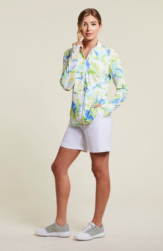 White Flatten It Pull On Short
