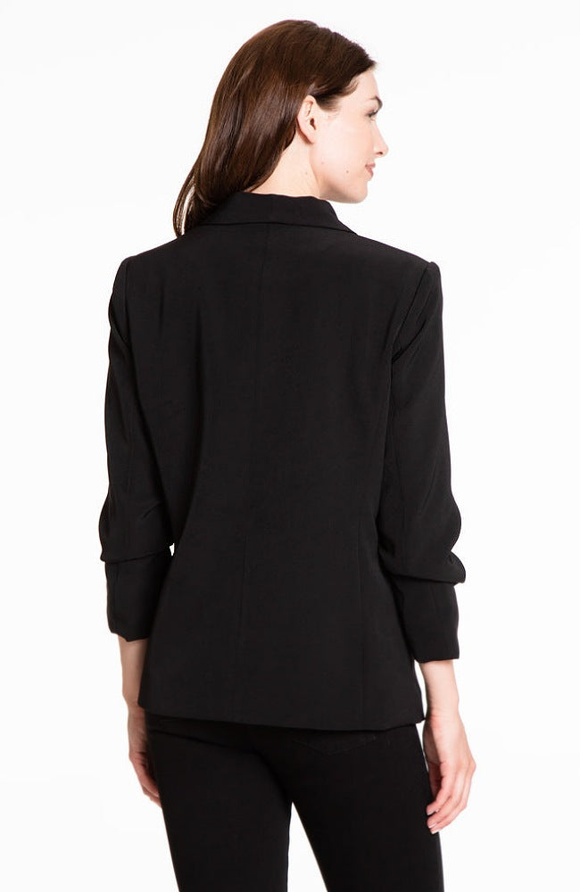 Black Shawl Collar Blazer