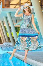 “Tropical Blue”

Patchwork Dress