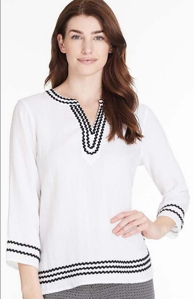 Crinkled Woven Tunic