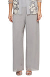 Chiffon Straight Leg Pant