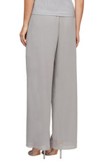 Chiffon Straight Leg Pant