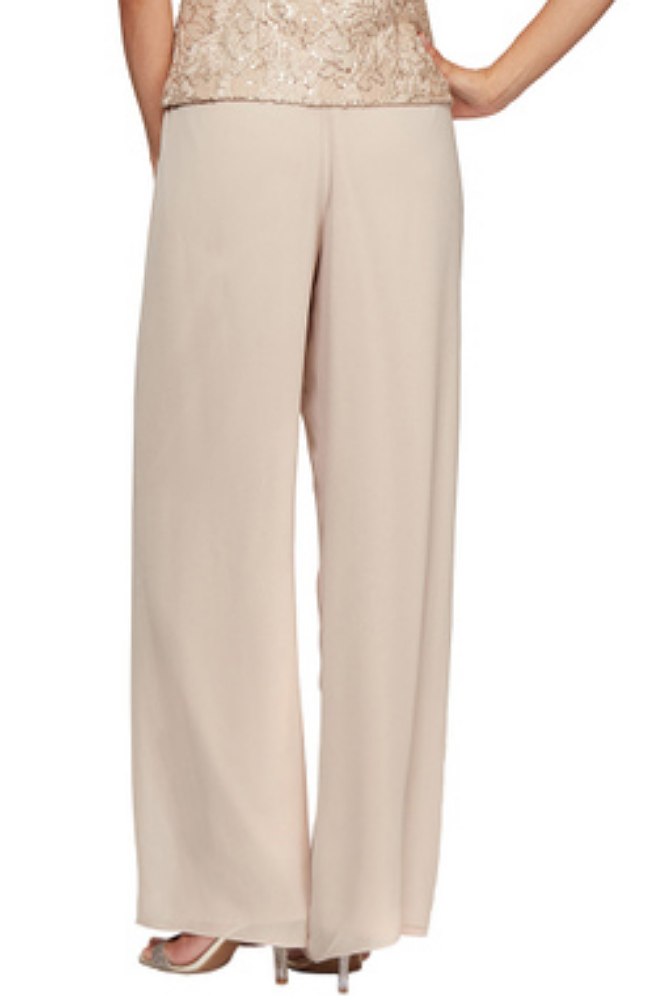 Chiffon Straight Leg Pant