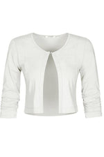 Basic Essential Front Clasp Cardigan