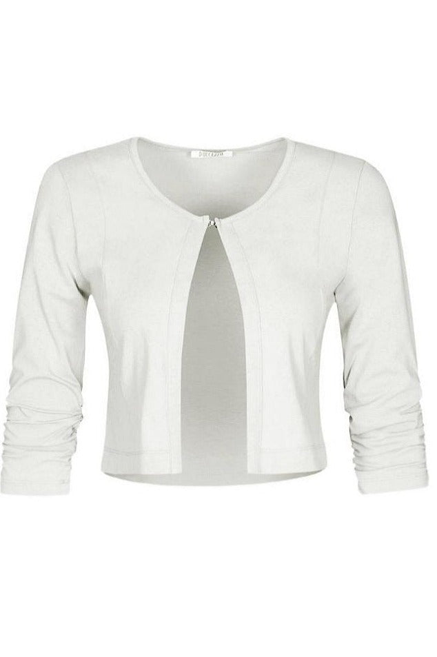Basic Essential Front Clasp Cardigan