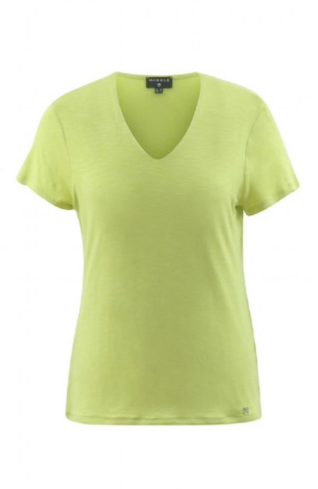 Lime Double Layer V-Neck Top